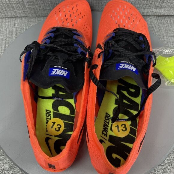 Nike Zoom Victory 3 Track Racing Spikes - Orange/Blue/White -men’s - Sz 13 main image 5